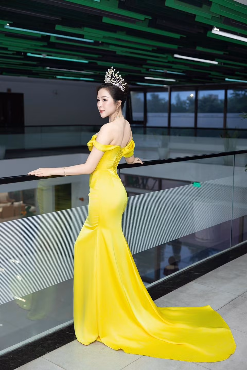 Cách đây không lâu, người đẹp chia sẻ, cô dự kiến được xét tốt nghiệp loại giỏi. Ảnh: FB Kiều Duy.