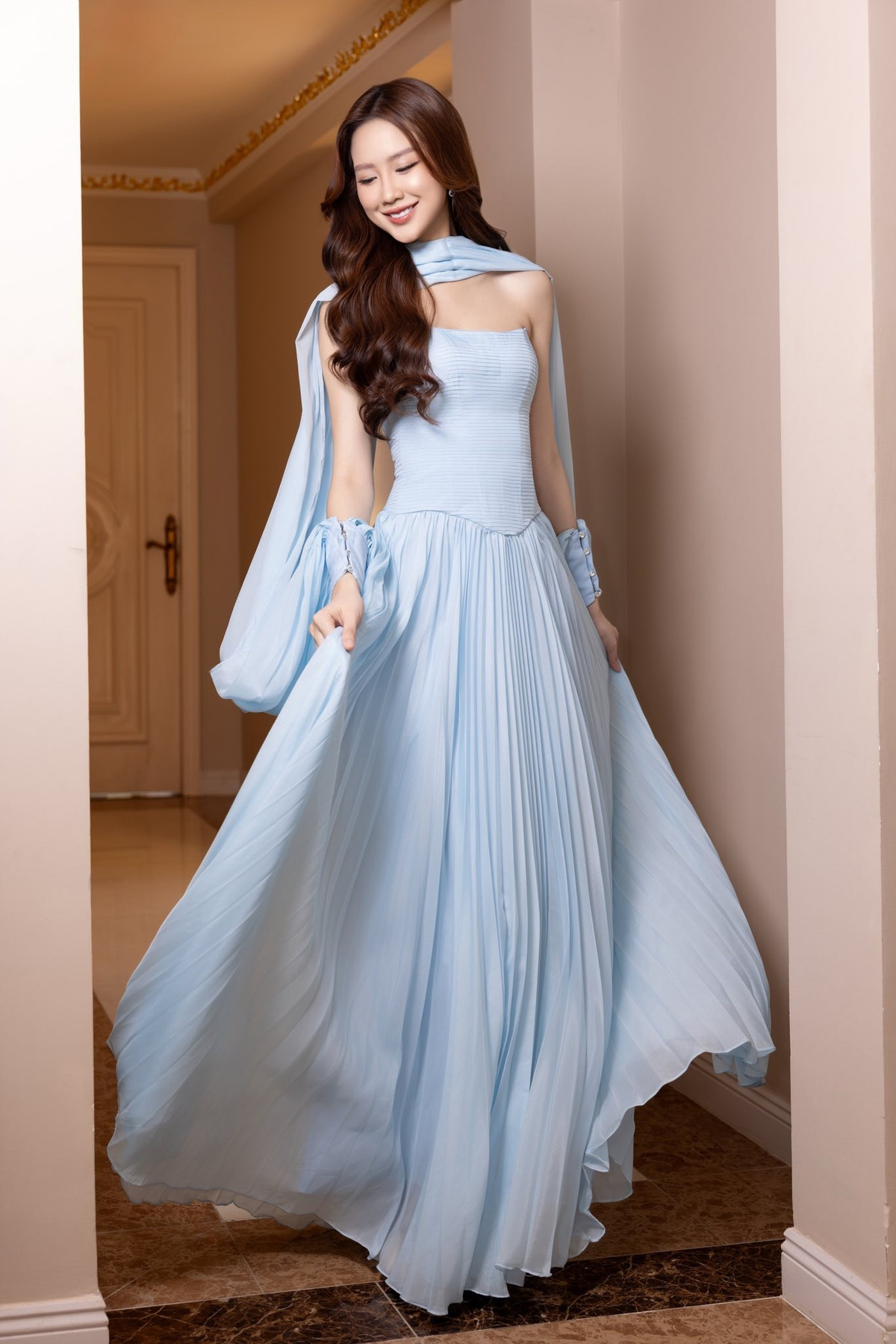 Khán giả kỳ vọng đại diện Việt Nam sẽ thể hiện tốt ở các phần thi phụ, đặc biệt là dự án nhân ái – nội dung quan trọng tại Miss World. Ảnh: FB Bảo Ngọc.