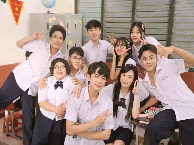 Midu chia sẻ trên VTV, Hoàng Long là yếu tố bất ngờ nhất của phim, được chọn chỉ trong “tích tắc” trong buổi casting vì quá hợp vai. Ảnh: FB Lê Hoàng Long.