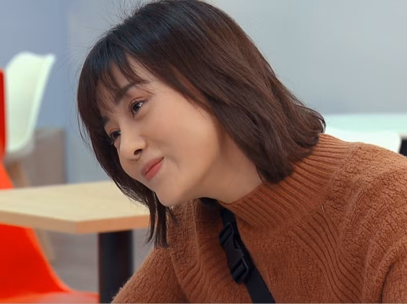 Năm 2021, Phương Oanh gây chú ý khi đóng vai Nam trong phim truyền hình Hương vị tình thân. Ảnh: Công An Nhân Dân.