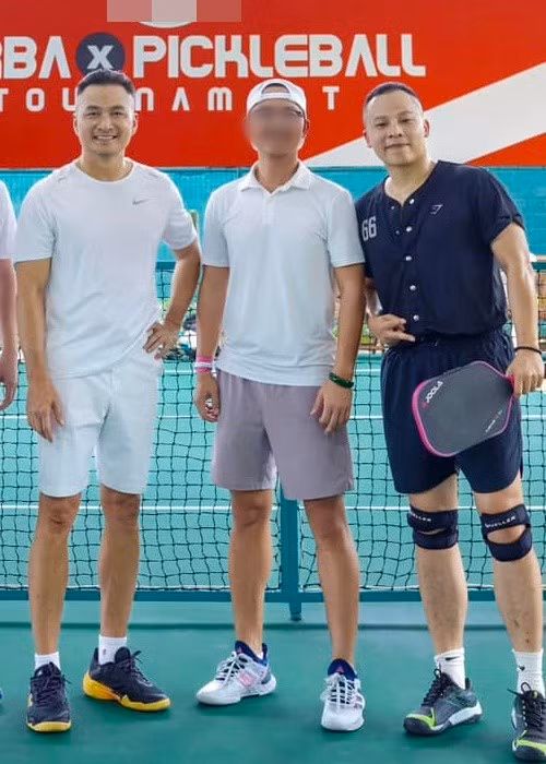 Ông bầu gốc Nam Định đam mê pickleball giống nhiều sao Việt. Ảnh: FB Khắc Tiệp.