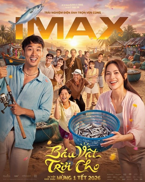 Gần đây, nam diễn viên liên tục quảng bá vai diễn trong phim Báu vật trời cho. Ảnh: FB Tuấn Trần.