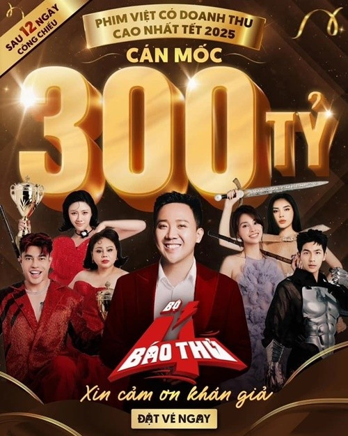 Đều ra rạp vào năm 2025, Bộ tứ báo thủ của Trấn Thành có doanh thu 332 tỷ đồng, Thám tử Kiên: Kỳ án không đầu của Victor Vũ có doanh thu 249 tỷ đồng. Ảnh: VOV.