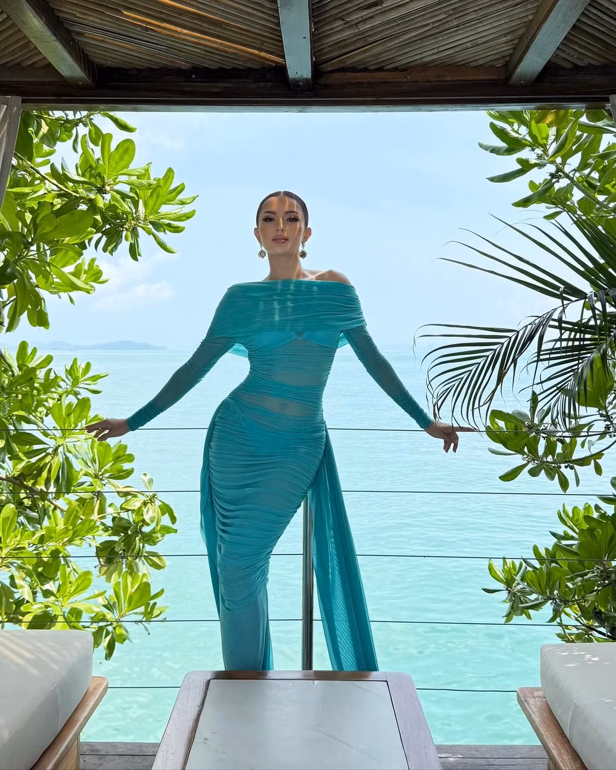 Maria Ahtisa Manalo có bố mang dòng máu Thụy Điển và Phần Lan, mẹ là người mang hai dòng máu Philippines và Tây Ban Nha. Ảnh: FB Maria Ahtisa Manalo.