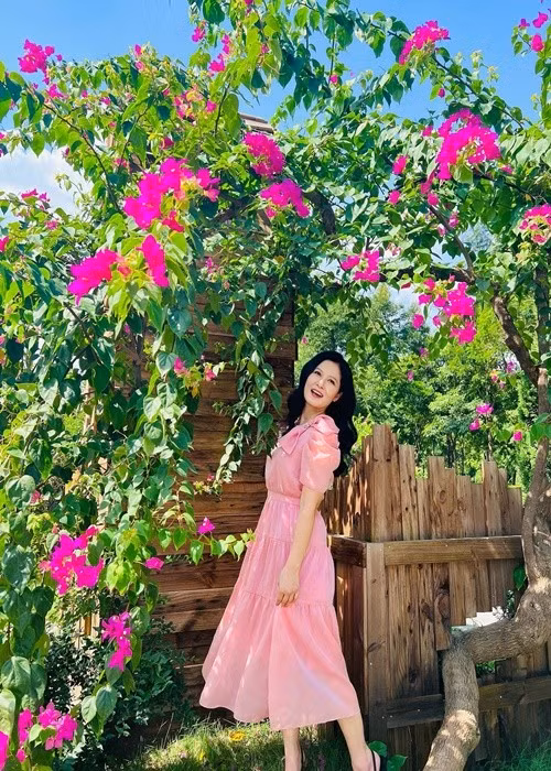 Trong cuộc phỏng vấn với Tiền Phong, Thúy Hà cho biết, cô nhận quyết định ly hôn vào năm 2018. Ảnh: FB Đinh Thị Thúy Hà.