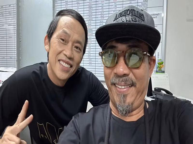 Nhiều đồng nghiệp cũng chia sẻ hình ảnh của Hoài Linh. Ảnh: Dân Việt.