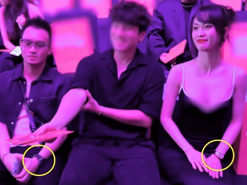 Trước khi công khai là một đôi, Vũ Thúy Quỳnh và Đức Phạm để lộ nhiều bằng chứng hẹn hò như đeo đồng hồ đôi, tỏ ra khá thân thiết trong các buổi tập luyện pickleball. Ảnh: Người Đưa Tin.