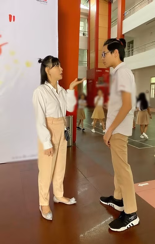 Thiên Minh theo học ngành Đồ họa tại một trường đại học ở TP HCM. Ảnh: FB Cát Phượng.