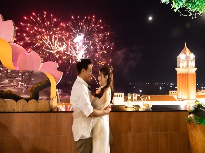 12 năm bên nhau, tình cảm giữa Thanh Duy và Kha Ly vẫn ngọt ngào. Ảnh: FB Kha Ly.