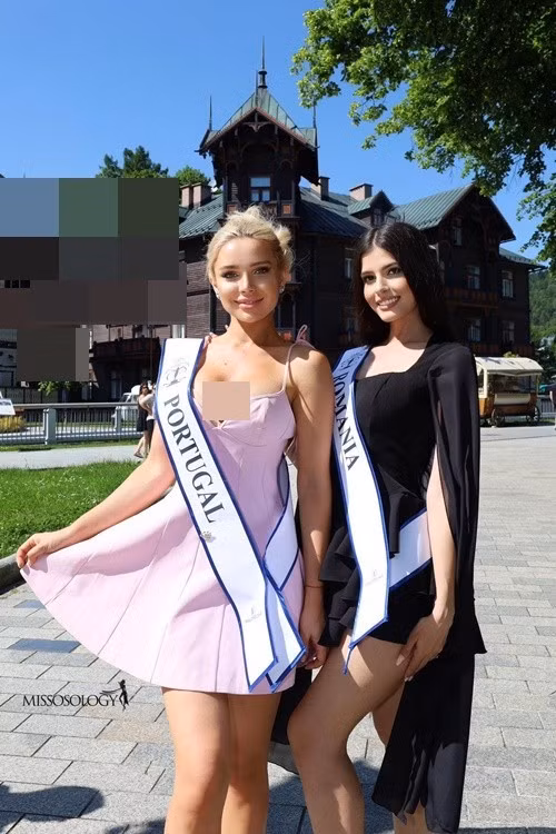 Daryna đại diện Bồ Đào Nha ở Miss Aura International 2024 và Hoa hậu Siêu quốc gia 2025. Ở hai cuộc thi nhan sắc quốc tế này, cô không lọt top. Ảnh: Missosology.