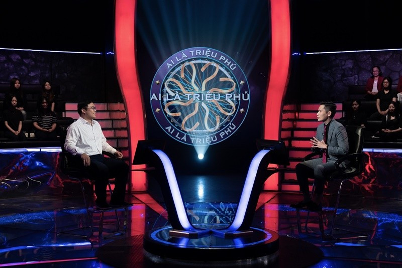 Theo VTV, tập đầu tiên của Ai là triệu phú có Quốc Khánh làm MC sẽ lên sóng vào 20h30 ngày 6/1 trên kênh VTV3. Ảnh: VTV.