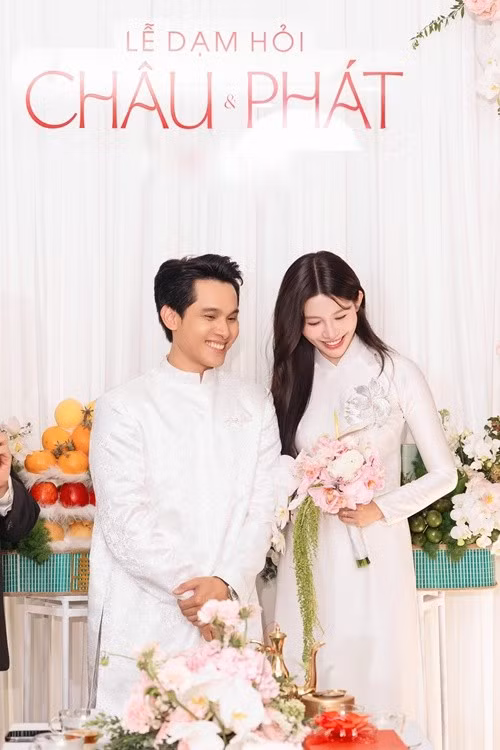 Quỳnh Châu và Phát Nguyễn tổ chức lễ dạm hỏi và đám cưới cách đây ít tháng.