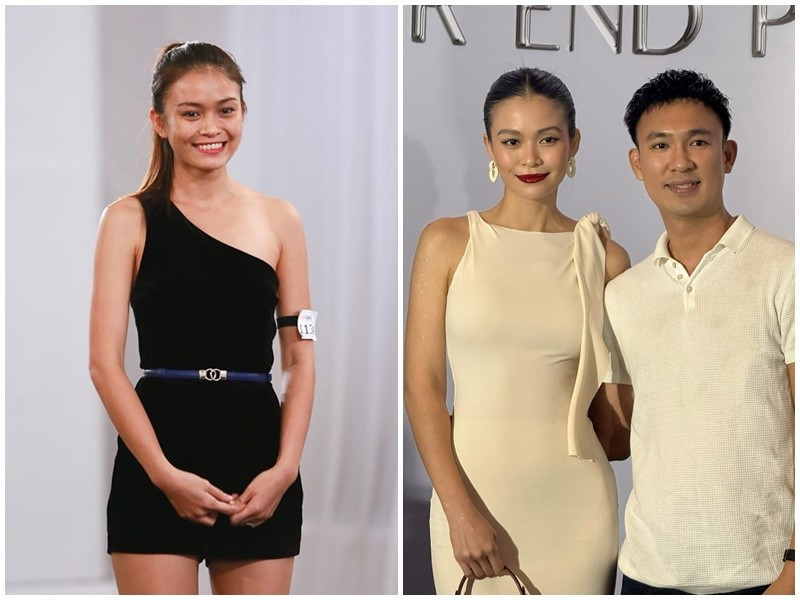 Mâu Thủy là quán quân Vietnam's Next Top Model 2013. Năm 2017, cô đoạt á hậu 2 Hoa hậu Hoàn vũ Việt Nam. Mâu Thủy đang sống hạnh phúc bên chồng con và vẫn làm người mẫu. Ảnh: Dân Việt, FB Mâu Thủy.