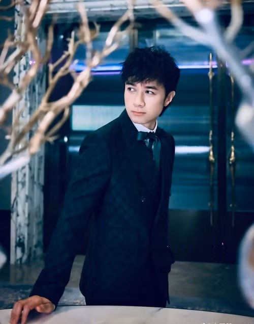 Ca sĩ Cổ Cự Cơ sinh năm 1972, sở hữu vẻ ngoài điển trai, nam tính. Ảnh: Weibo Tô Hữu Bằng.