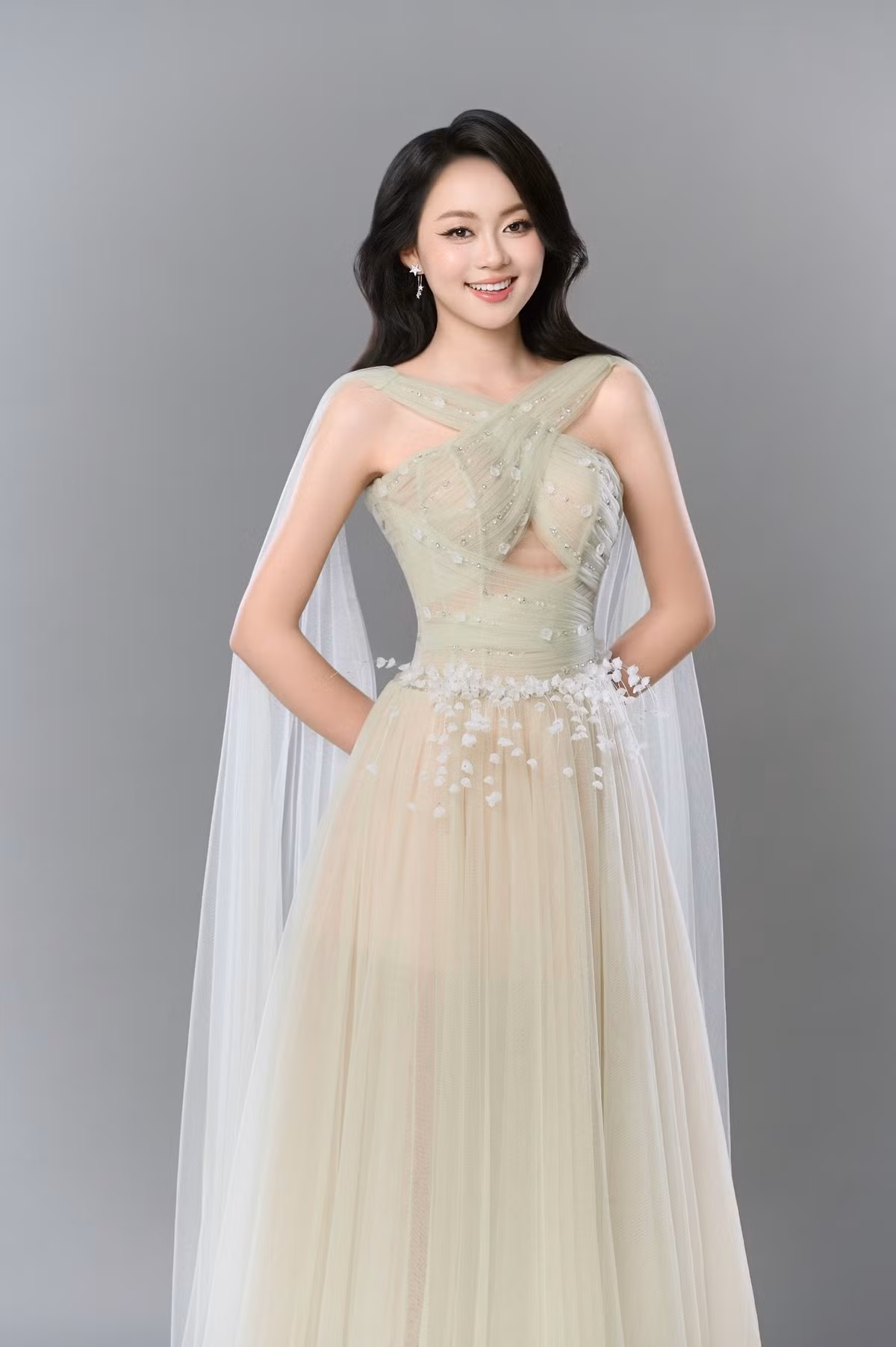 Phạm Thùy Dung lọt top 5 Người đẹp biển do ban giám khảo lựa chọn ở cuộc thi Miss World Vietnam 2025. Ảnh: FB Thùy Dung.