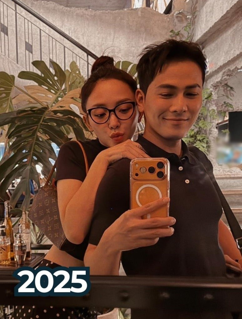 Gần đây, Tóc Tiên đăng tải hình ảnh ăn tối cùng Mai Tiến Dũng đồng thời viết "Forever love" (tạm dịch: Tình yêu mãi mãi". Trong khi đó, Mai Tiến Dũng tổng hợp những khoảnh khắc bên Tóc Tiên. Anh viết: "Celebrating and keeping on counting. 15 years" (tạm dịch: Chúc mừng và tiếp tục đếm năm bên nhau. 15 năm). Ảnh: FB Mai Tiến Dũng.