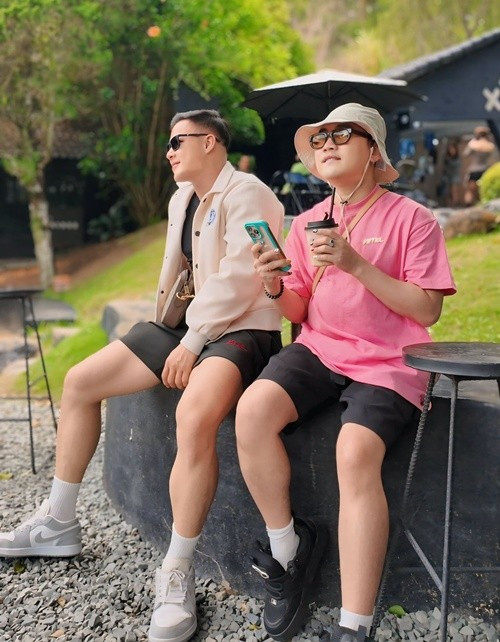 Trong một chương trình, khi được hỏi lúc ghen sẽ bộc lộ thế nào, Thanh Tú cho biết, anh sẽ bỏ ăn và đi tập gym. Ảnh: FB Thanh Tú.