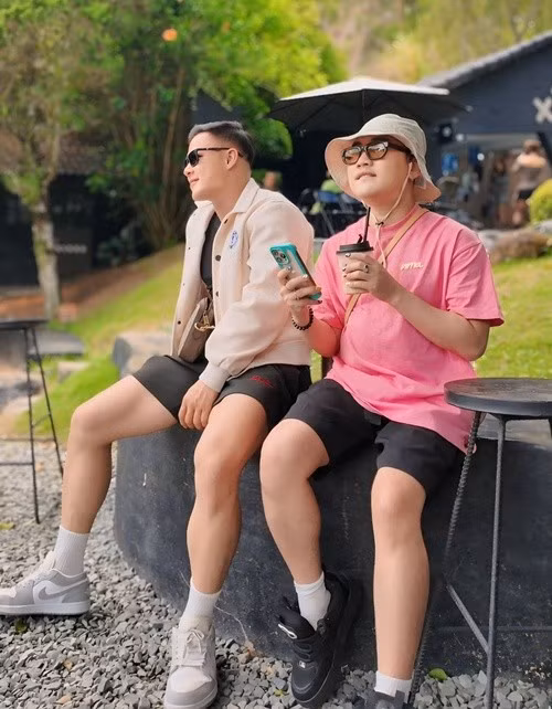 Trong một chương trình, khi được hỏi lúc ghen sẽ bộc lộ thế nào, Thanh Tú cho biết, anh sẽ bỏ ăn và đi tập gym. Ảnh: FB Thanh Tú.