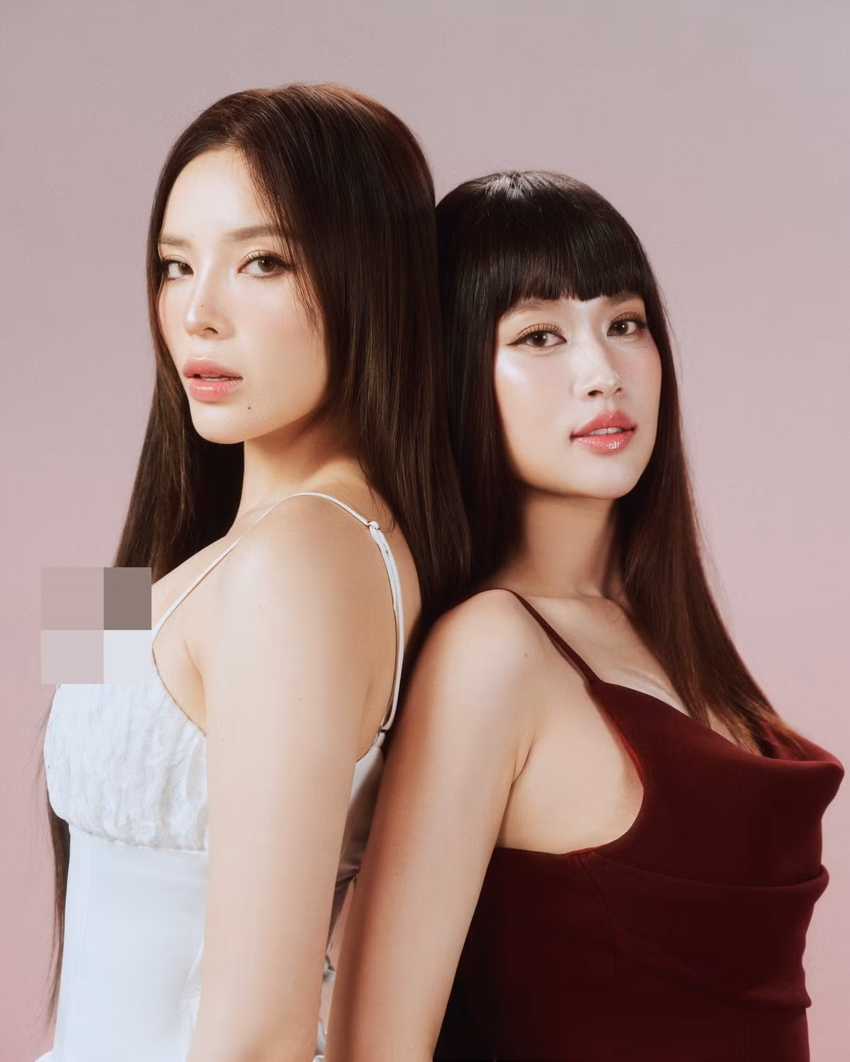 Kỳ Duyên - Thiên Ân khi đứng cạnh nhau tạo nên màn 'đọ sắc' cân tài cân sức, khiến khán giả không khỏi bàn luận. Ảnh: FB Kỳ Duyên.