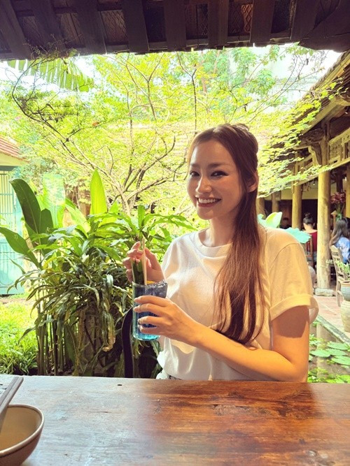 Trúc Diễm thi thoảng về Việt Nam thăm gia đình, tham gia sự kiện kể từ khi sang Mỹ định cư.