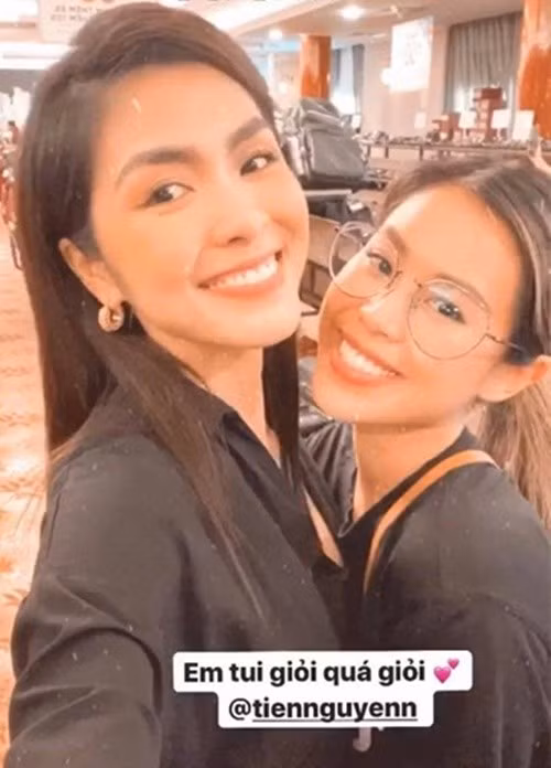 Hà Tăng và Tiên Nguyễn thường xuyên tương tác trên mạng xã hội, dành cho nhau những lời chúc tốt đẹp trong các dịp đặc biệt. Tăng Thanh Hà từng đăng ảnh bên em chồng và viết: "Em tôi giỏi quá giỏi". Ảnh: Người Đưa Tin.