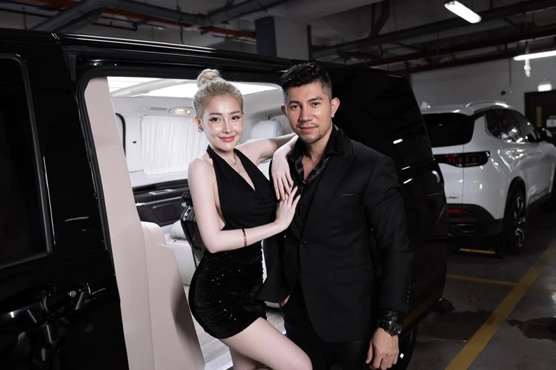 Lương Bằng Quang và Ngân 98 đăng ký kết hôn vào tháng 7/2024. Ảnh: Znews.