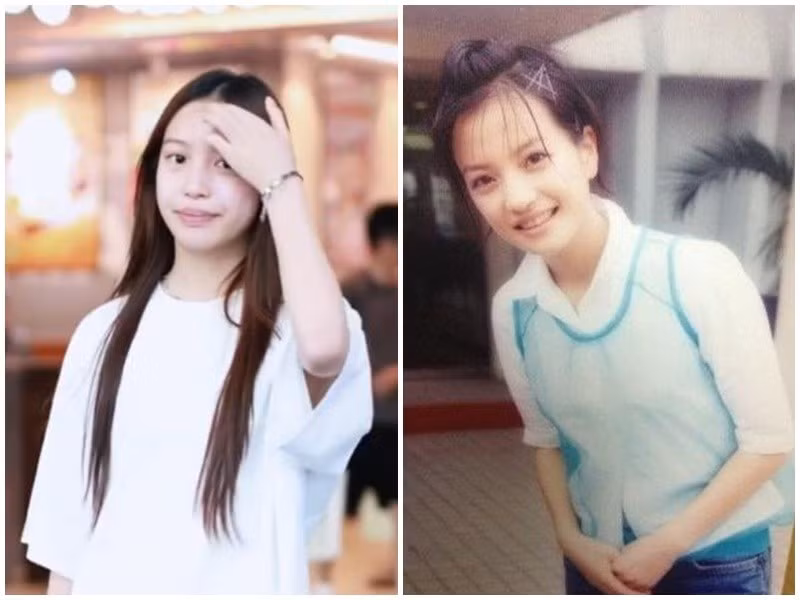 Huỳnh Tân sở hữu gương mặt thanh tú, chiều cao nổi bật. Nhiều người nhận xét, Huỳnh Tân đẹp trong trẻo không kém Triệu Vy ngày trẻ. Ảnh: Người Đưa Tin, Sina.