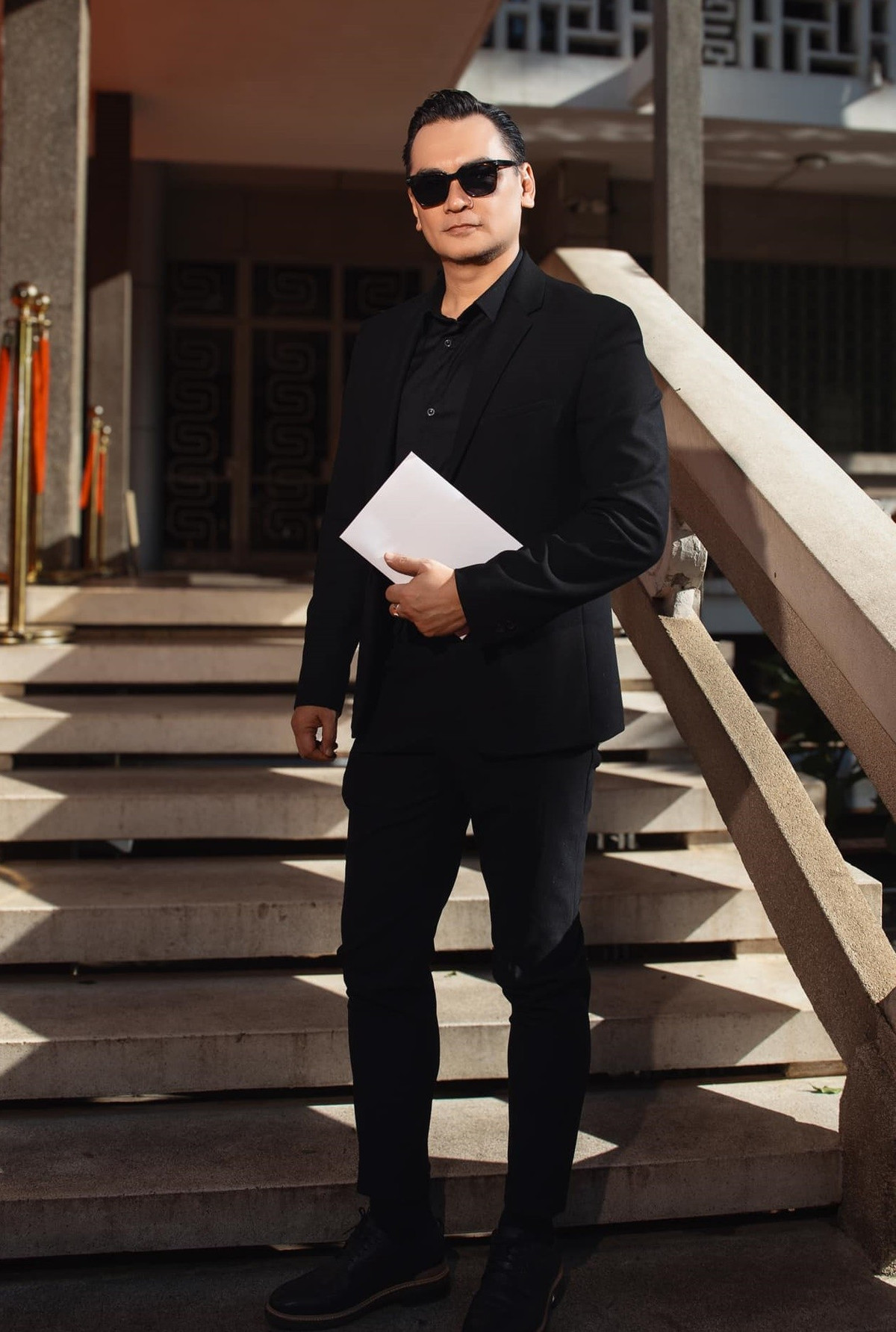 “Phía sau mỗi bộ phim, tôi muốn sống đời thường như bao người khác và giữ sự riêng tư cho gia đình”, Vũ Đức Hải cho biết. Ảnh: FB Vũ Đức Hải.