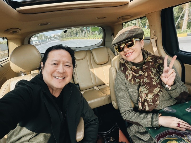 Chồng Hải Yến là doanh nhân Calvin Lâm. Cặp đôi kết hôn năm 2012, có 3 người con chung. Chia sẻ trên Tiền Phong, Hải Yến cho biết, doanh nhân Calvin Lâm là người tâm lý, chiều chuộng, luôn bên cạnh chăm sóc vợ. Ảnh: FB Hải Yến.