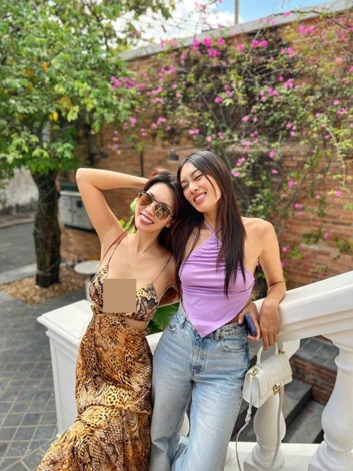 Trên trang cá nhân, siêu mẫu Hà Anh chia sẻ, trước khi gặp gỡ Thảo Nhi Lê ở Hoa hậu Hoàn vũ Việt Nam 2022, cô chỉ biết đàn em là một KOL. Ảnh: FB Hà Anh.