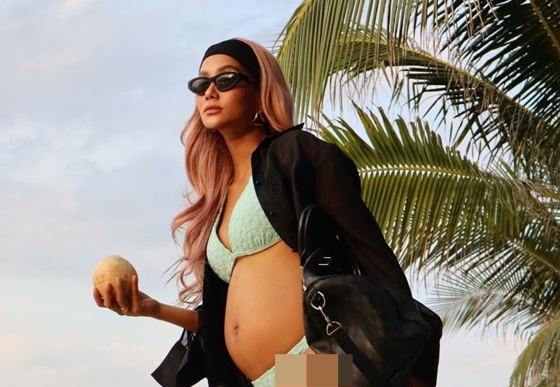 View - H’hen Niê diện bikini khoe bụng bầu, được chồng “nịnh” | Báo Tri thức và Cuộc sống - TIN TỨC PHỔ BIẾN KIẾN THỨC 24H