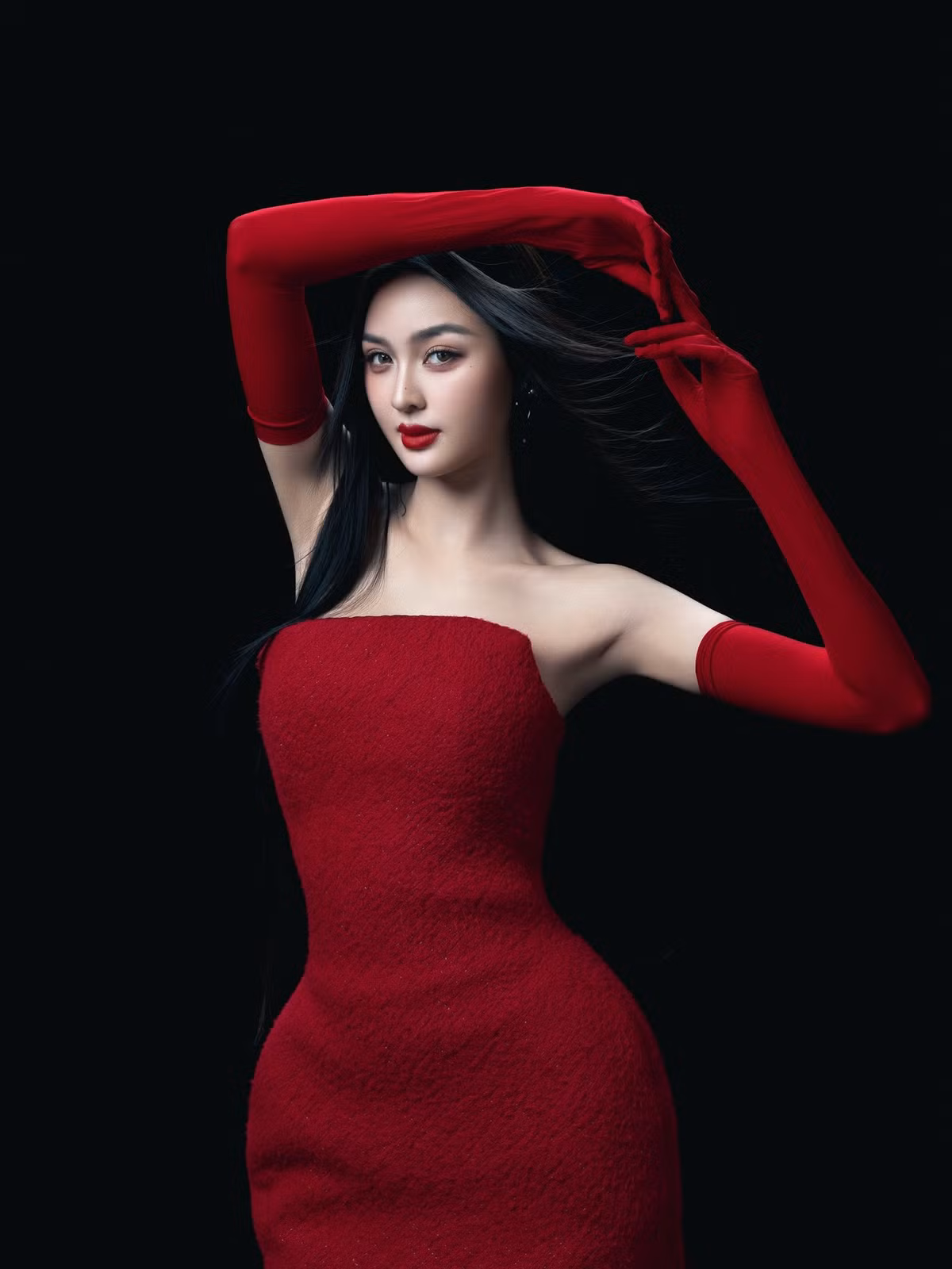 Nguyễn Thị Cẩm Ly cao 1m70, số đo 78-61-92 cm, là Á hậu 2 Hoa hậu Quốc gia Việt Nam 2024. Ảnh: FB Cẩm Ly.