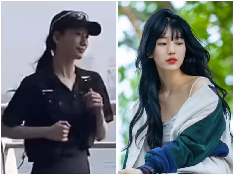 Mới đây, clip Suzy chạy bộ ở Hồ Tây (Hà Nội) được nhiều cư dân mạng chia sẻ. Một số khán giả cho rằng cô đang quay phim Portraits of delusion. Ảnh: Người Lao Động, Dân Việt.