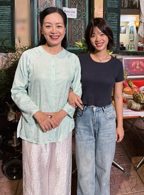 Hồng Khanh - con gái nghệ sĩ Chiều Xuân tham gia bộ phim điện ảnh Bà đừng buồn con, hiện tại chưa tiết lộ về vai diễn. Ảnh: FB Hồng Khanh.