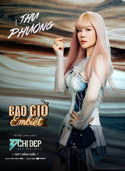 Nữ ca sĩ tham gia chương trình Chị đẹp đạp gió năm 2023 và 2024. Ảnh: FB Thu Phương.