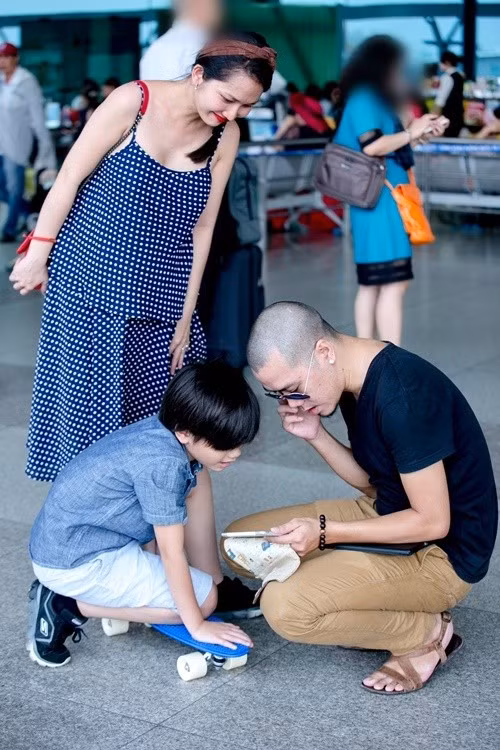 Kim Hiền từng có mối quan hệ tình cảm với DJ Hoàng Phong. Bé Sonic là con trai của hai người. Ảnh: Dân Việt.