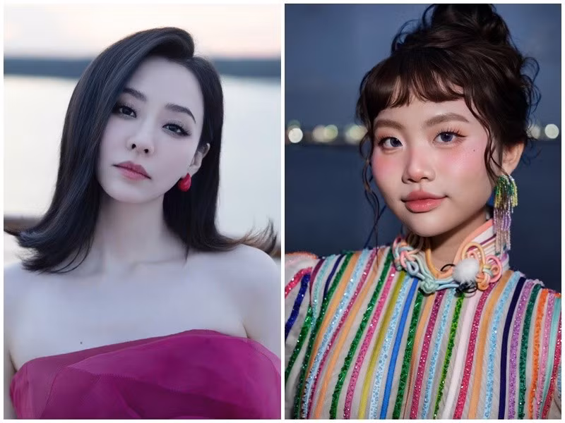 Phương Mỹ Chi khiến giám khảo Trương Lương Dĩnh nhún nhảy theo khi trình diễn mashup Lý Bắc bộ (Bà còng đi chợ trời mưa, Lý cây đa, Bà rằng bà rí, Đẩy xe bò). Ảnh: FB Phương Mỹ Chi.