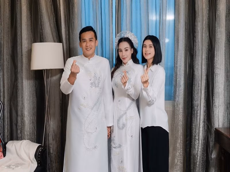 Đại diện Hồ Quỳnh Hương chia sẻ trên Vietnamnet, vợ chồng nữ ca sĩ tổ chức đám cưới thuần chay. Ảnh: Vietnamnet.