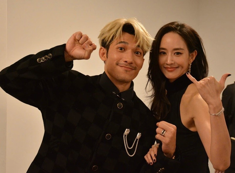 Liên Bỉnh Phát và Trương Quân Ninh thân thiết mỗi khi hội ngộ. Ảnh: FB Liên Bỉnh Phát.