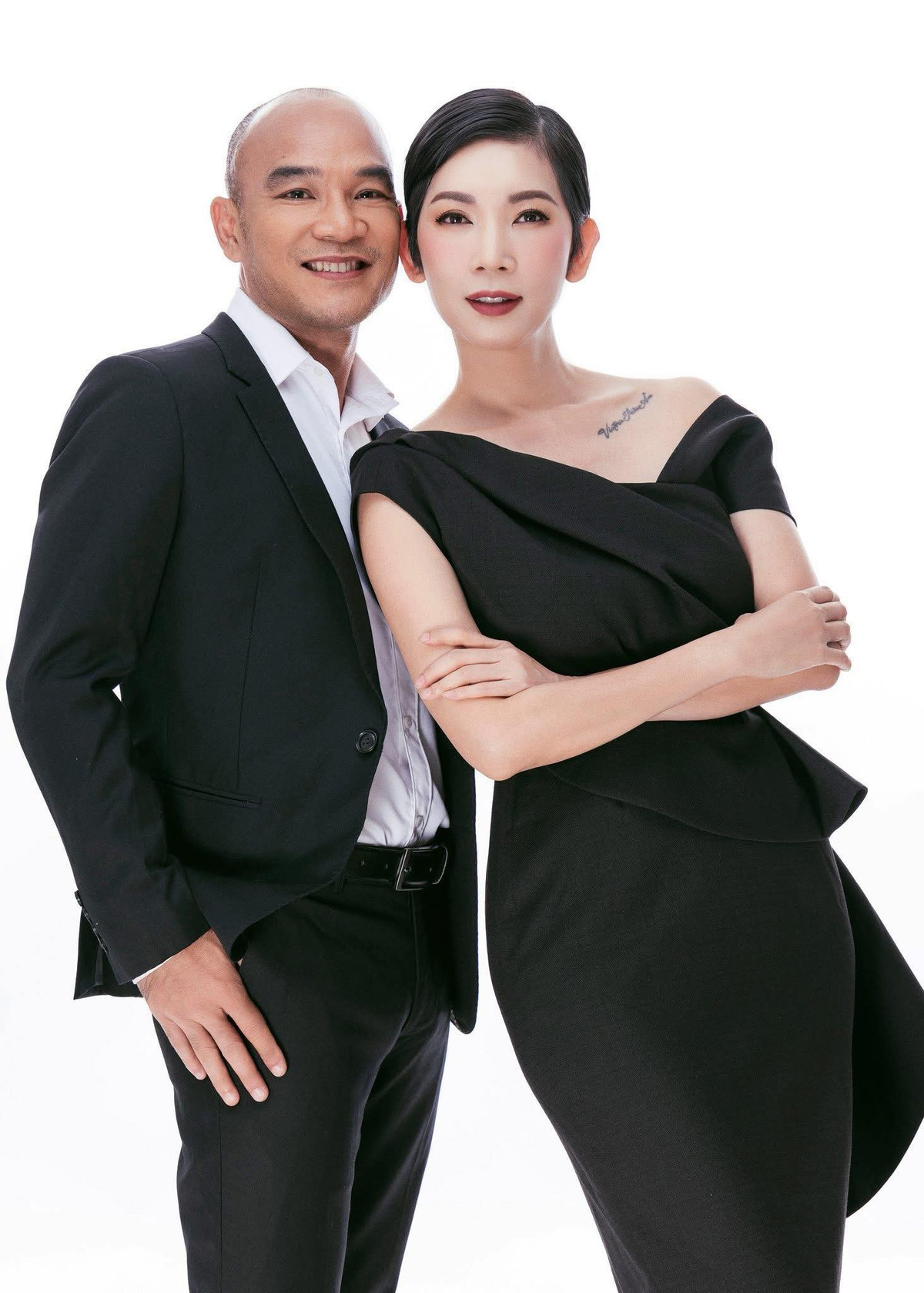 Chia sẻ trên Phụ nữ Thành phố Hồ Chí Minh, đạo diễn Ngọc Lâm cho biết, trong công việc, vợ chồng đặt ra những nguyên tắc rất rõ ràng về phạm vi quyết định của mỗi người. Ảnh: FB Ngọc Lâm.