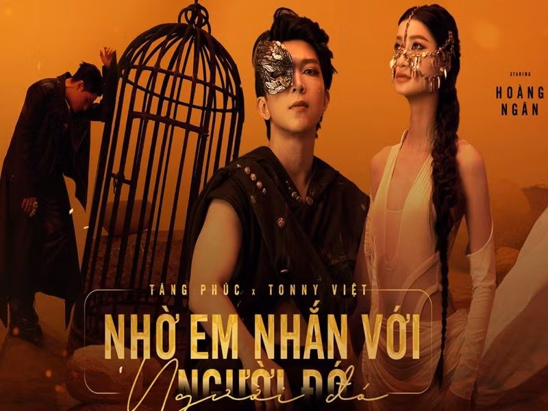 Chân dài sinh năm 2001 tham gia MV Nhờ em nhắn với người đó của Tăng Phúc và Tonny Việt. Ảnh: FB Kim Ngân.