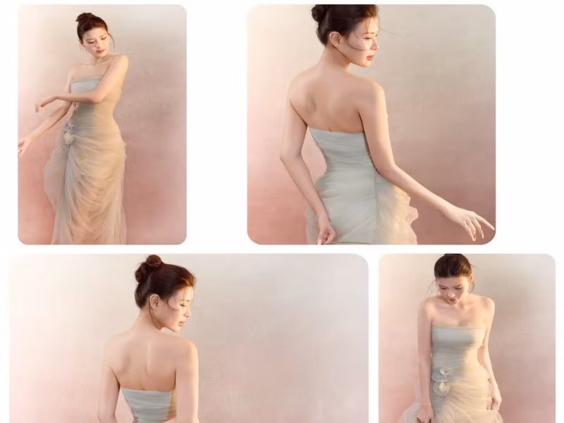 Nữ diễn viên diện váy cúp ngực bó sát khoe vóc dáng nuột nà, ba vòng như hoa hậu. Ảnh: FB Thúy Diễm.