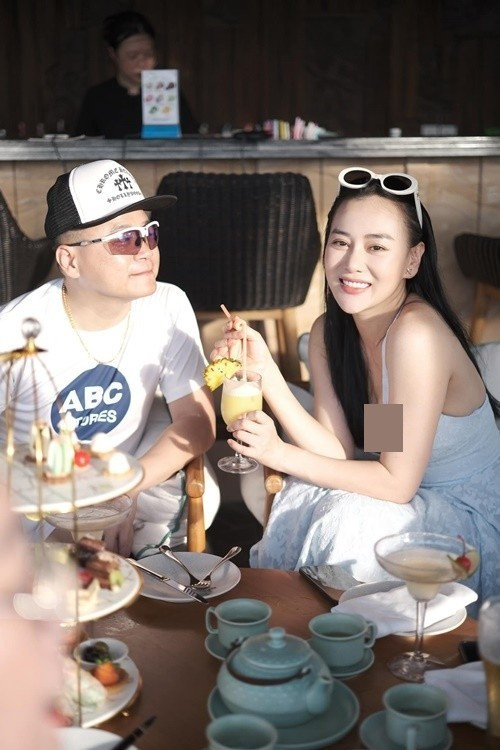 Tháng 7/2025, Phương Oanh cho biết, thông tin được Shark Bình cho mỗi tháng 1 tỷ tiền tiêu vặt là sai sự thật. Ảnh: FB Phương Oanh.