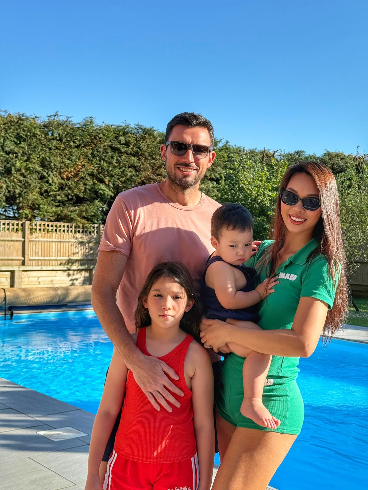 Người mẫu gợi cảm nhất nhì showbiz Việt sinh con gái Myla vào năm 2018 và con trai thứ hai Luca vào tháng 5/2024. Ảnh: FB Hà Anh.