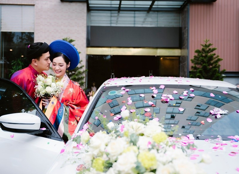 Nông Thúy Hằng tổ chức đám cưới vào tháng 7/2025. Chồng người đẹp là phó giám đốc một công ty khoáng sản.