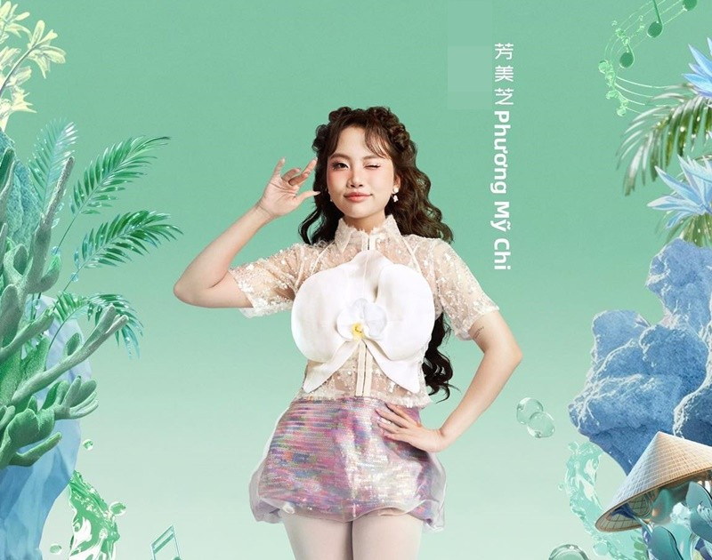 Phương Mỹ Chi đang tham gia gameshow âm nhạc Trung Quốc Sing! Asia 2025. Các đối thủ của nữ ca sĩ đến từ Trung Quốc, Nhật Bản, Thái Lan…Lần đầu tiên xuất hiện trong chương trình, Phương Mỹ Chi đã giành chiến thắng. Ngoài ra, nữ ca sĩ còn về nhất tập tứ kết mới nhất. Ảnh: FB Phương Mỹ Chi.