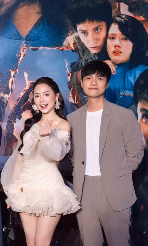 Tô Dũng và Minh Thu từng hợp tác trong một số dự án truyền hình như Phố trong làng, Hương vị tình thân, Cuộc chiến không giới tuyến. Ảnh: FB Minh Thu.