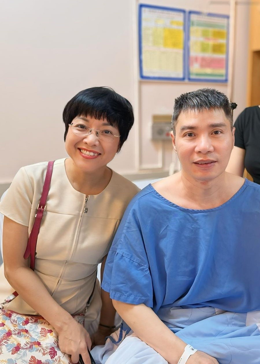 Trong 10 ngày nằm viện, tinh thần của Công Lý khá bất ổn. Ảnh: FB Ngọc Hà.