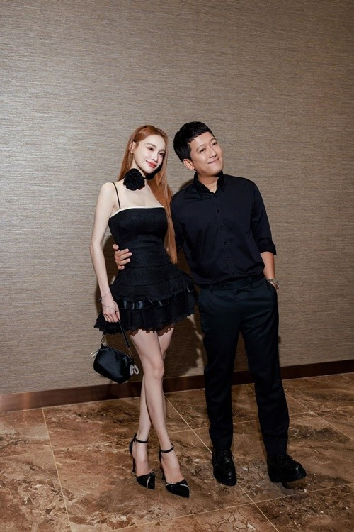 Trong mắt Trường Giang, Nhã Phương là người gan dạ, tha thứ nhiều cho anh. Ảnh: FB Trường Giang.