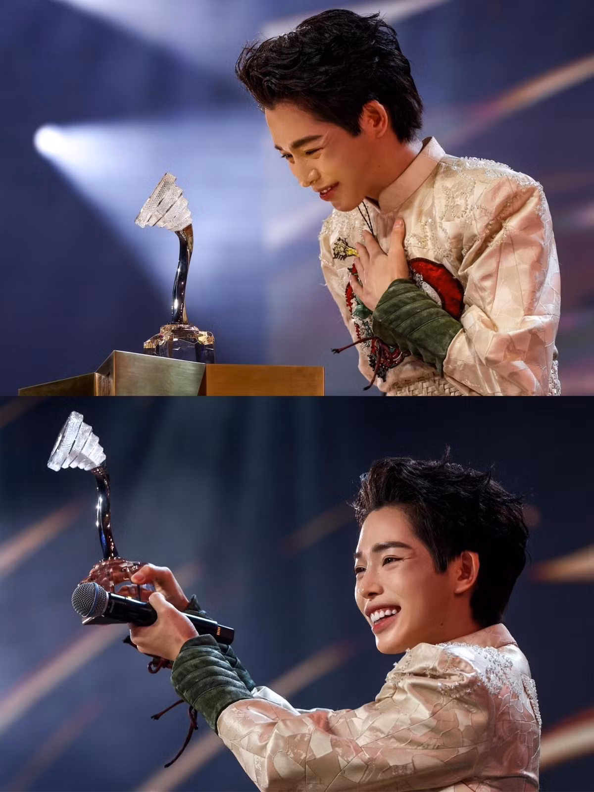 Nam ca sĩ không quên gửi lời cảm ơn đến khán giả và người hâm mộ.